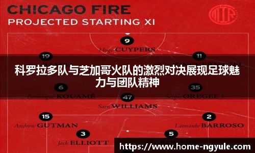 科罗拉多队与芝加哥火队的激烈对决展现足球魅力与团队精神